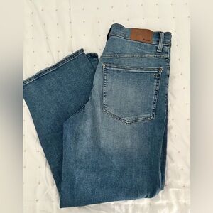 NWT Madewell Wide Leg Cropped Jeans